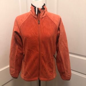 Ll bean full zipped fleece sweater size medium